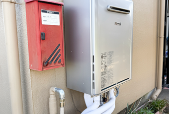 使用商材：リンナイ　ふろ給湯器　24号　エコジョーズ　ウルトラファインバブル